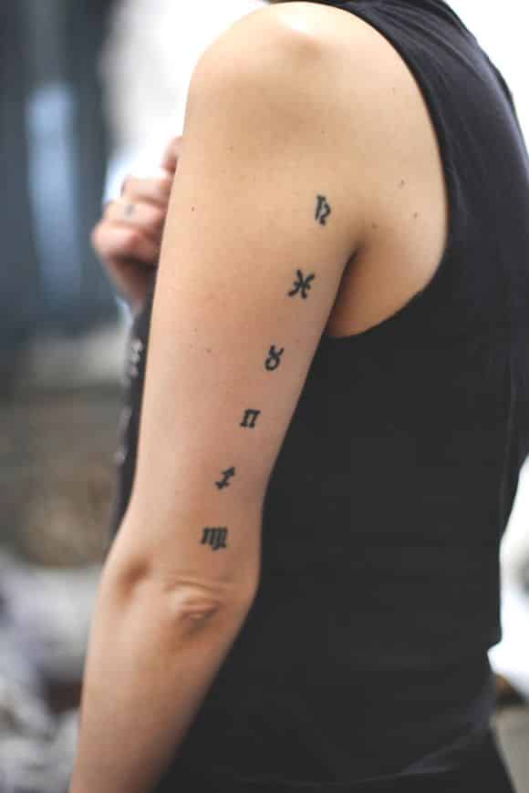 44 Tattoo Ideas For Every Zodiac Sign -DesignBump