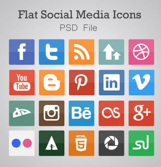 Flat-Social-Icons-PSD