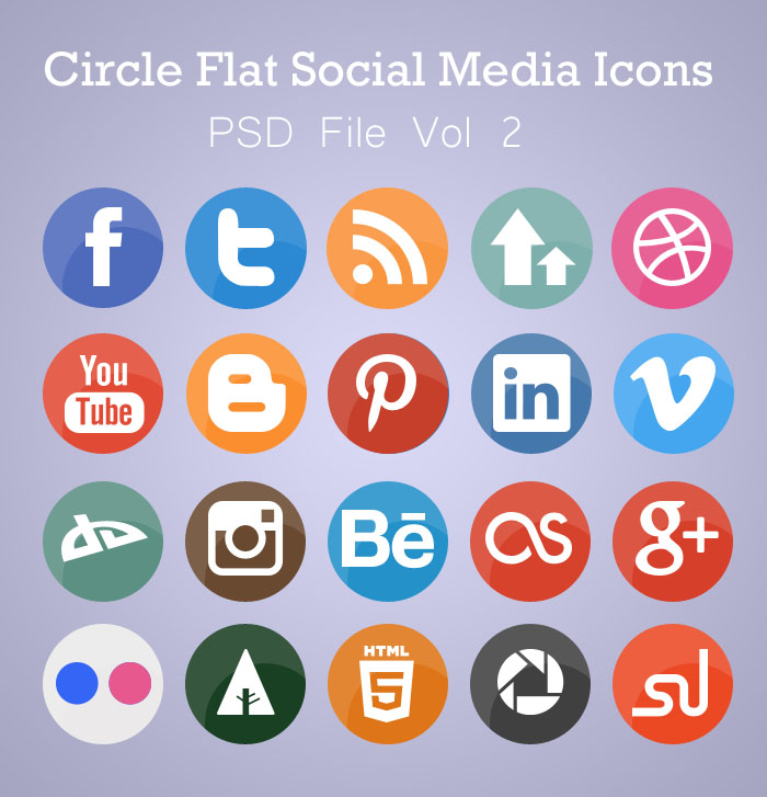 Circle-Flat-Social-Icons