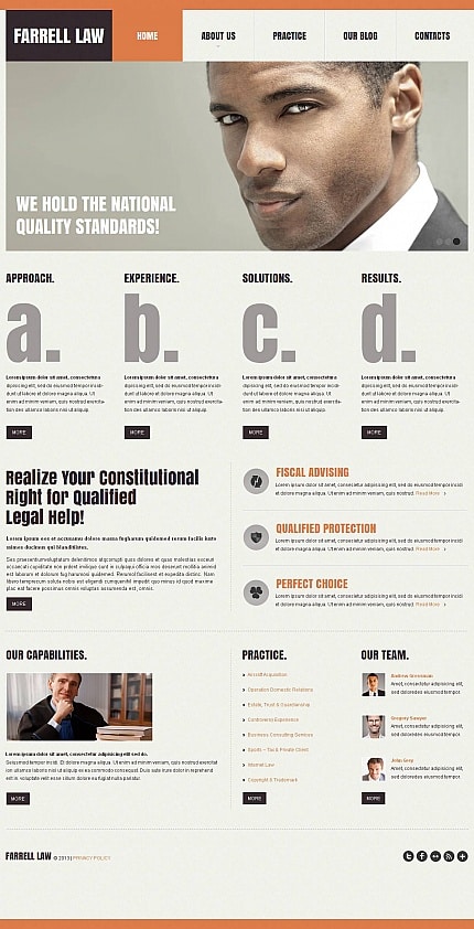 Law Firm Moto CMS HTML Template