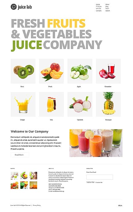 Juice Business Joomla Template