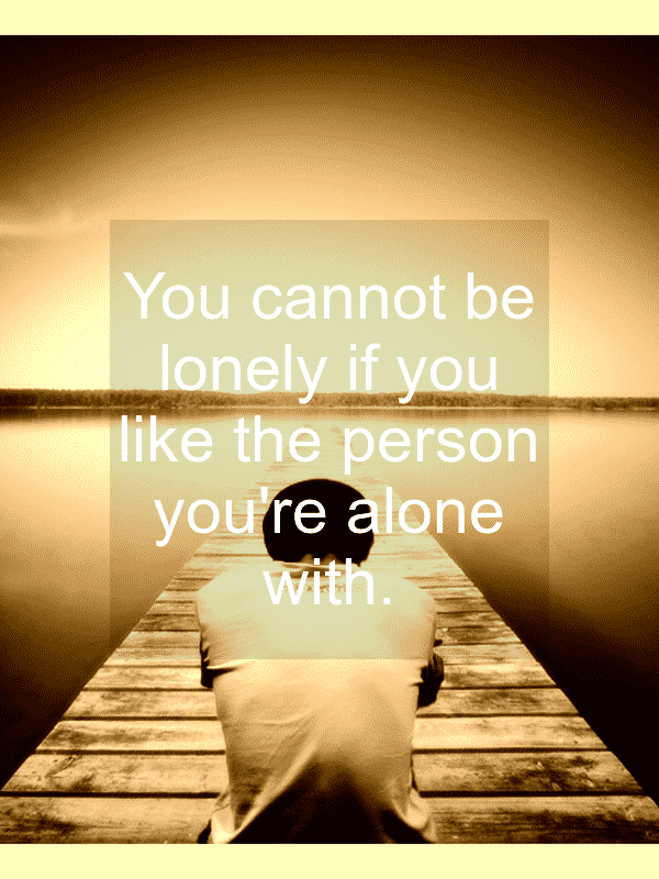 alone quote