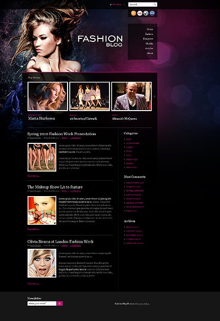 Fashion WordPress Theme