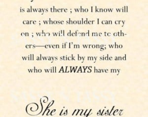 caring sister quotes