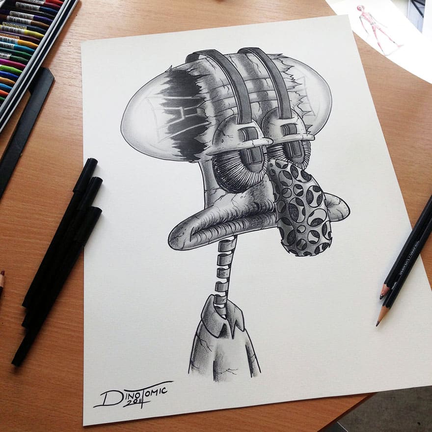 17 Expressive Pencil Drawings By Dino Tomic DesignBump