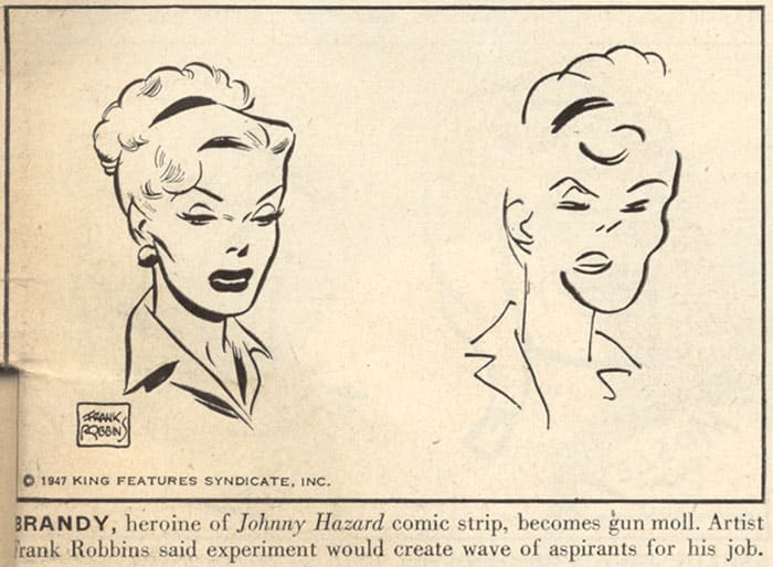 10 Comic Strip Artists Draw Their Characters Blindfolded in 1947