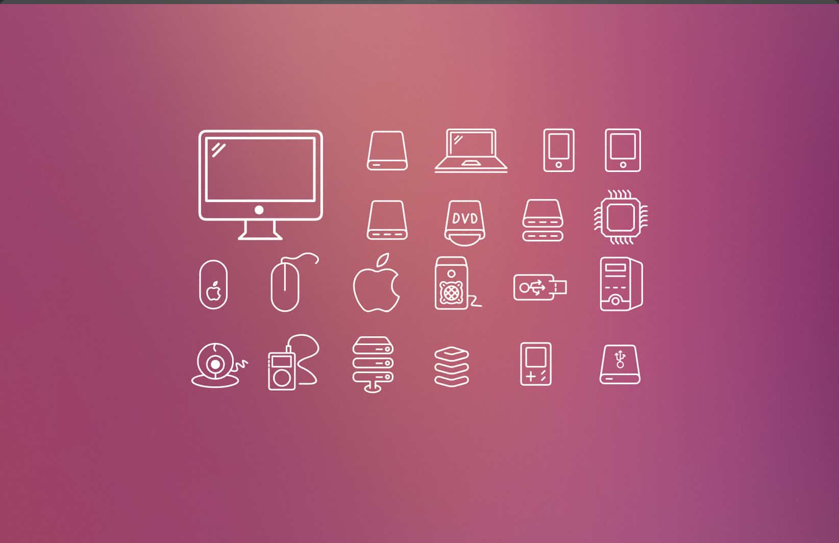 Outlines Icon Set