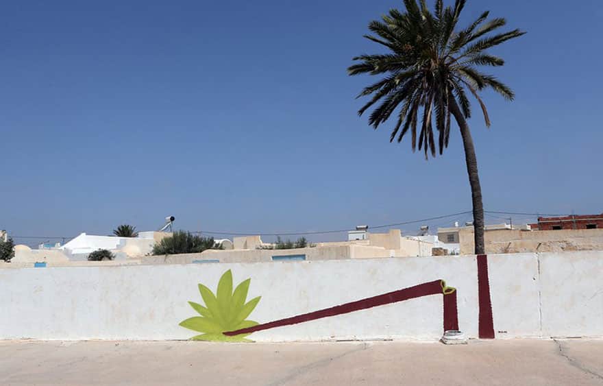 150 Street Artists Cover an Old Tunisian Village in Beautiful Street Art