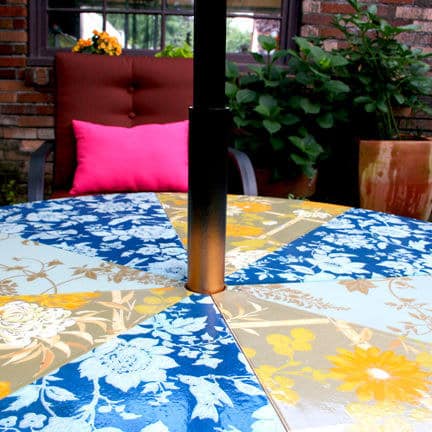 This Updated Patio Table