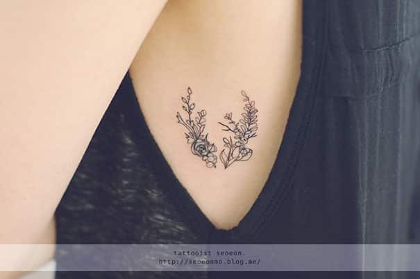 25 Minimalist Tattoos By Seoeon That Will Make You Want Ink