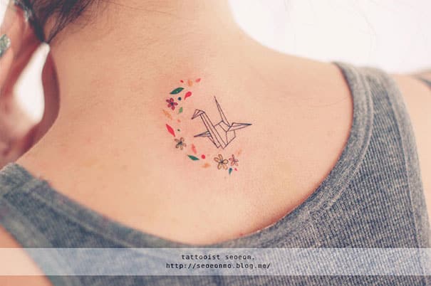 25 Minimalist Tattoos By Seoeon That Will Make You Want Ink -DesignBump