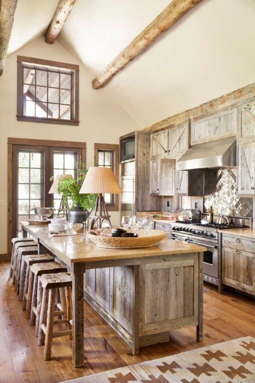 40 Rustic Kitchen Designs to Bring Country Life -DesignBump