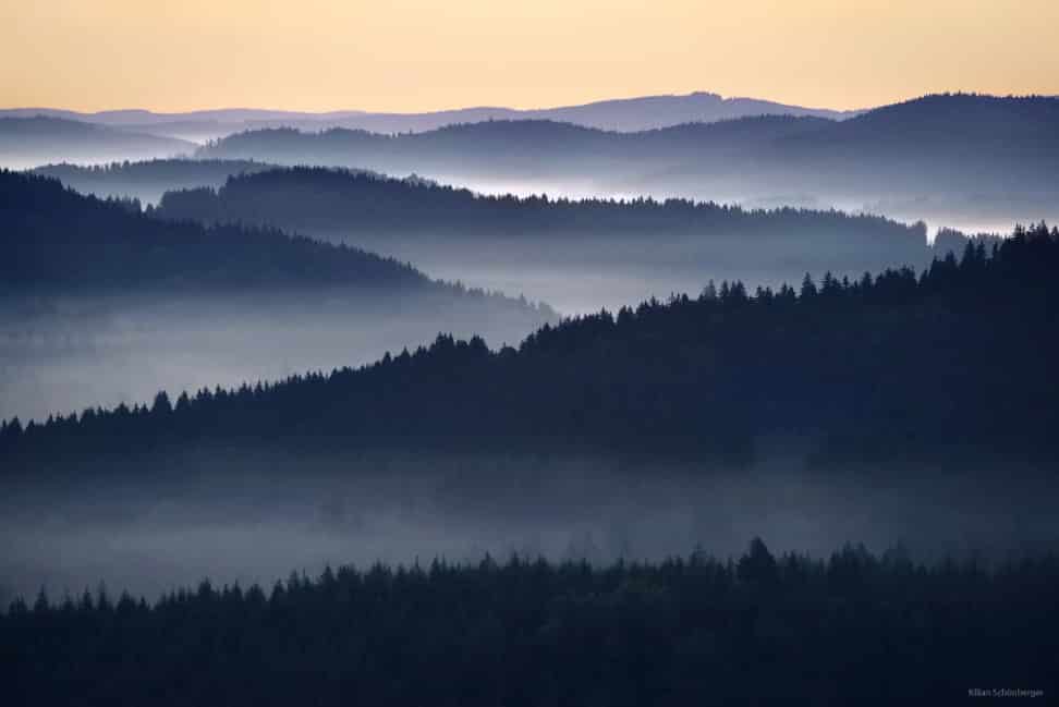 Foggy European Landscapes at Sunrise Photographed by Kilian SchÃ¶nberger mountains landscapes fog Europe 