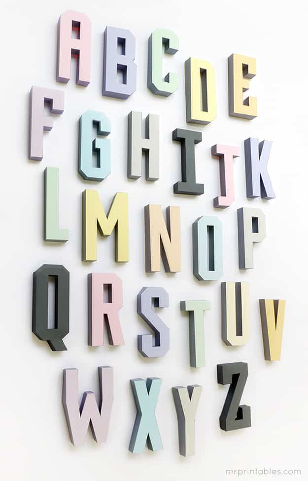 And these even-more-adorable 3D letters.