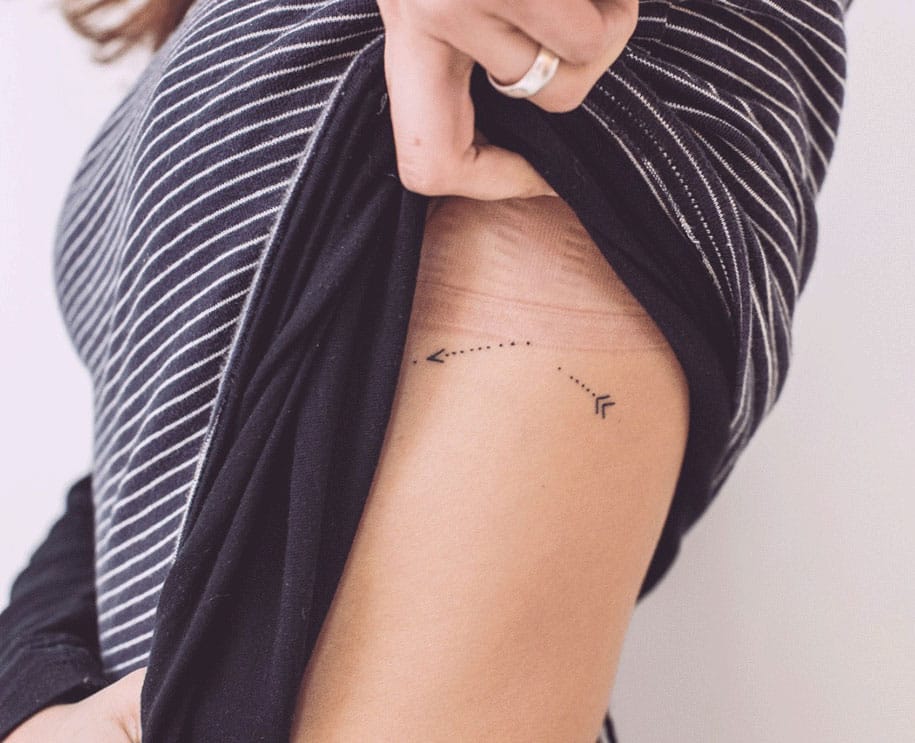 Artist Inks Her Friends With 22 Elegant Home-Made Tattoos