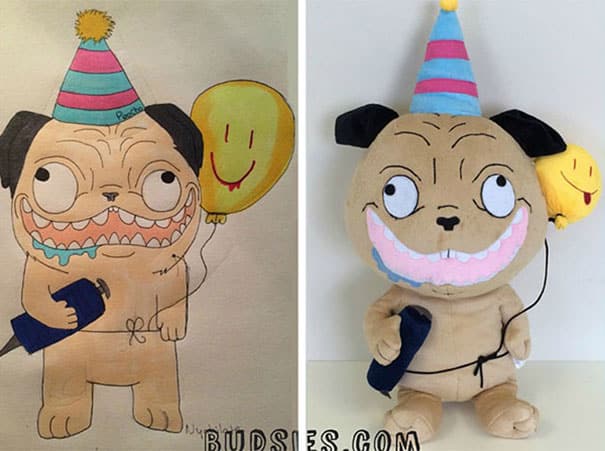 17 Kidâ€™s Drawings Turned into one-of-a-kind Stuffed Toys