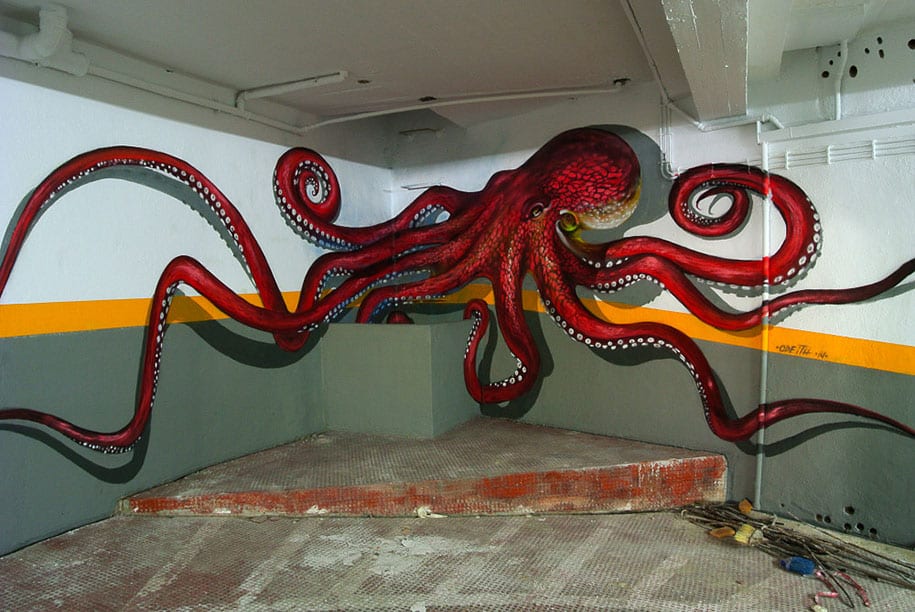 12 Beautiful 3D Graffiti Street Art That Floats In The Air
