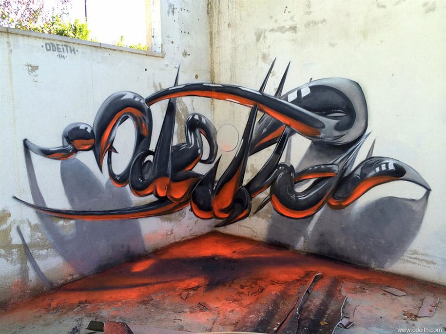 12 Beautiful 3D Graffiti Street Art That Floats In The Air