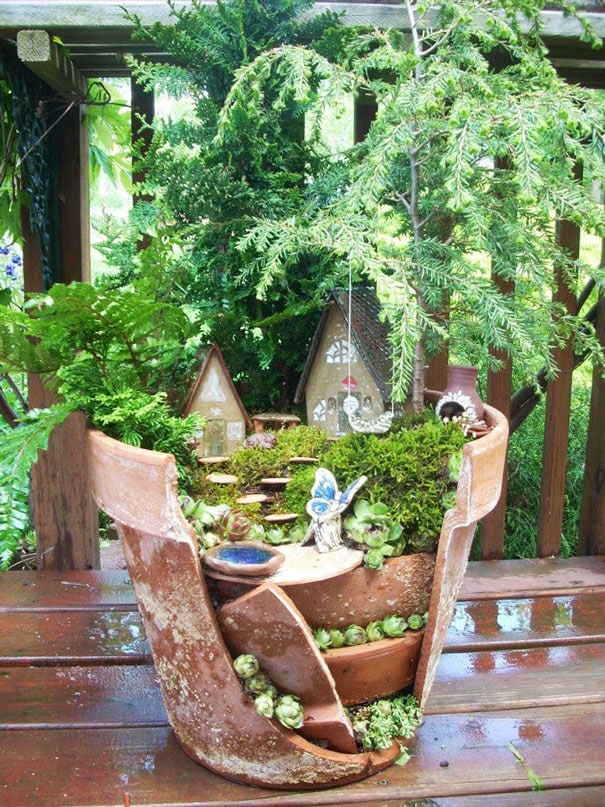 diy-broken-pot-fairy-garden-4