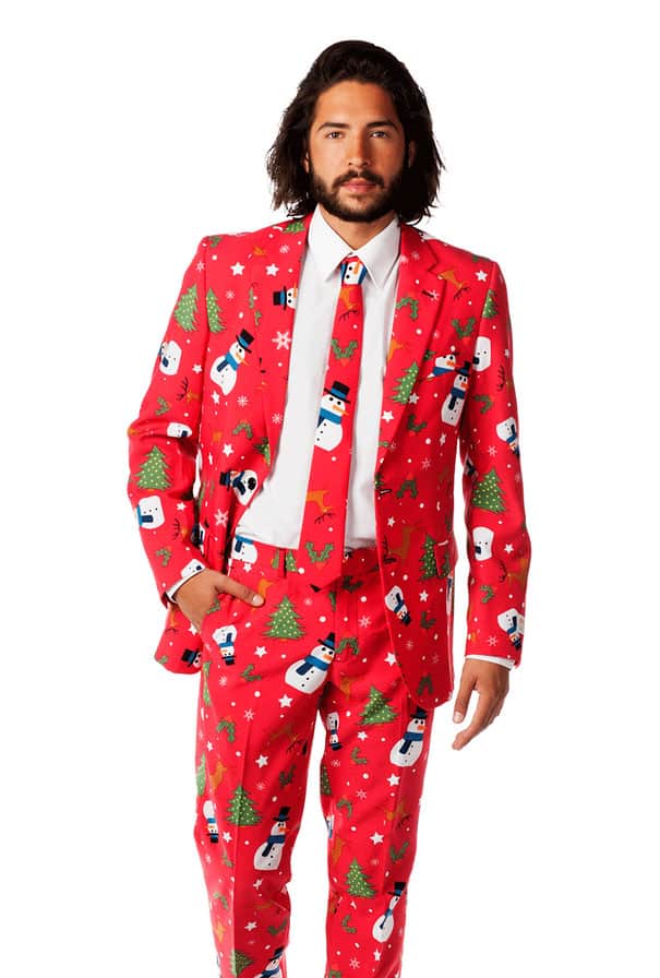 3 Ugly Christmas Sweaters Turned in Fashionable Suits