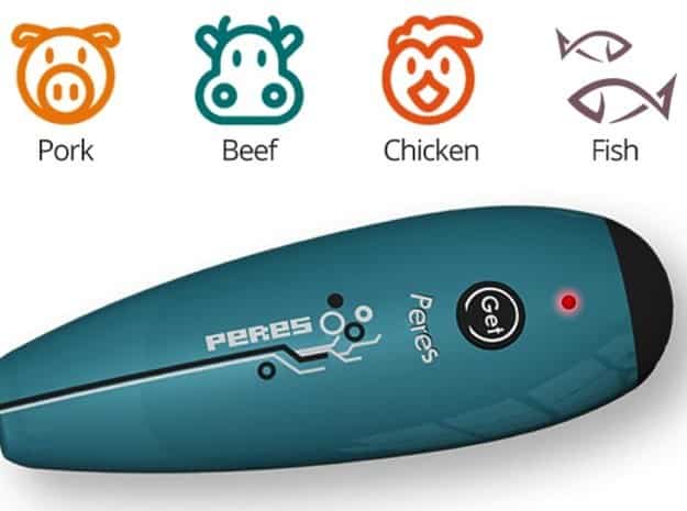 Peres is an "electronic nose" that can detect the quality and freshness levels of an array of meats.
