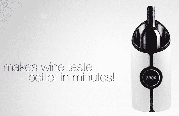 The Sonic Decanter makes your wine taste better using "ultrasonic energy."