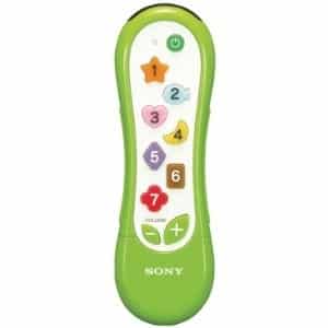 Let the kids feel a grand sense of independence with this remote control, which can be programmed to seven kid-friendly channels.