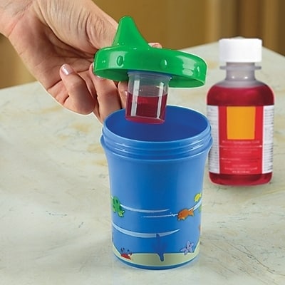 You can mask any nasty taste with this medicine dispensing sippy cup.