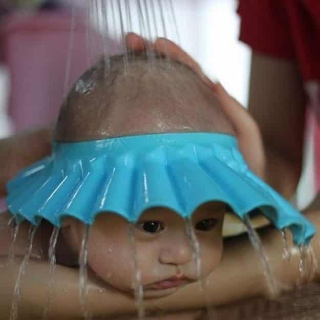 Invest in a "baby shower cap."