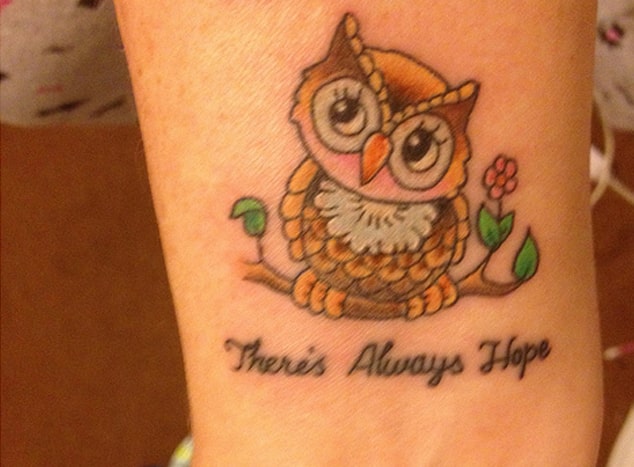 owl wrist tatto 43 Inspiring Wrist Tattoos and Graphics