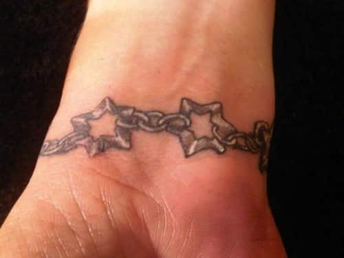 star bracelet 43 Inspiring Wrist Tattoos and Graphics