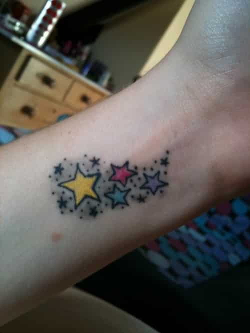 star on wrist 43 Inspiring Wrist Tattoos and Graphics