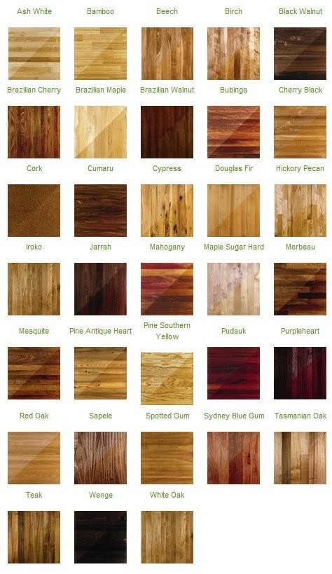The Colors of Hardwood