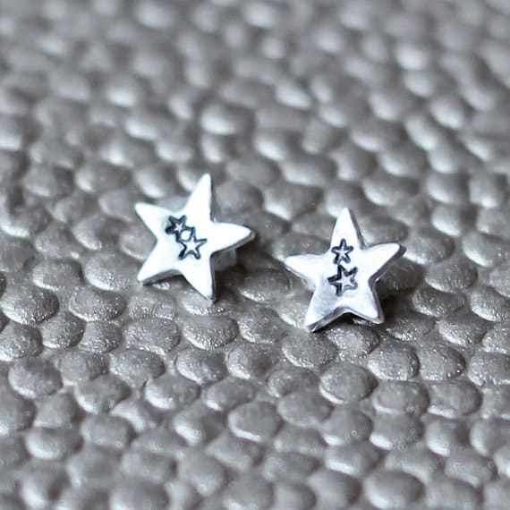 Teeny Tiny Silver Stars