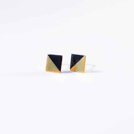 Black and Gold Tiny Squares