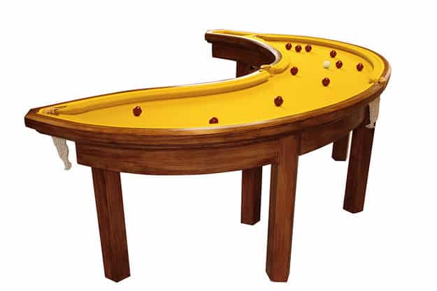 This banana pool table.
