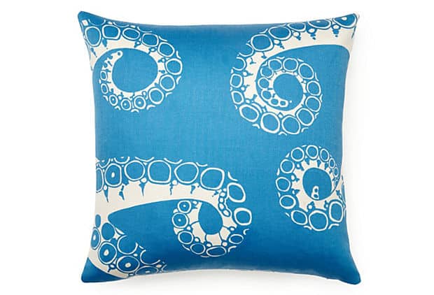 20. Octopus Outdoor Pillow, $75