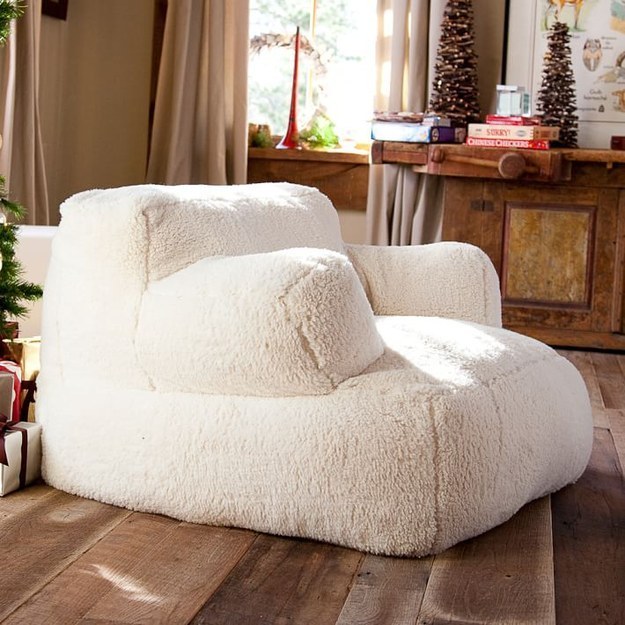 Curl up on this giant pillow chair.