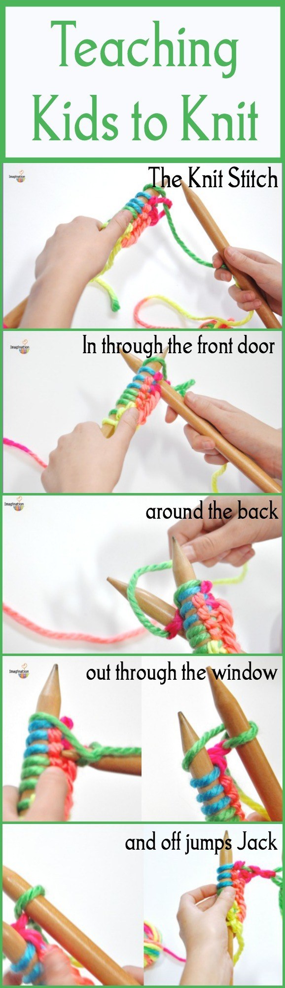 For teaching your kids how to knit with you.