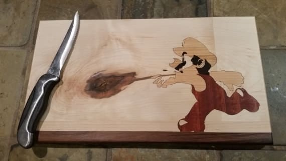 Fireball Mario Bros Cutting Board $90