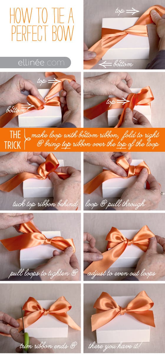 For tying the perfect bow.