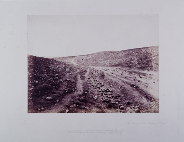The Valley of the Shadow of Death, 1855, Roger Fenton.
