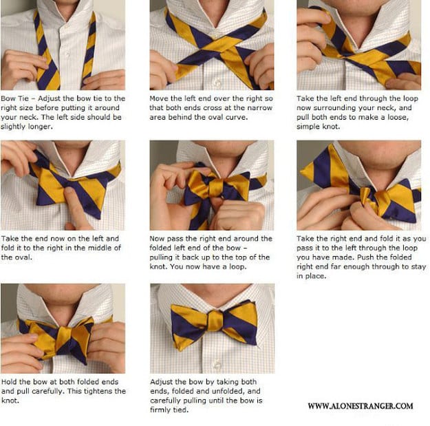 Master the bow tie once and for all.