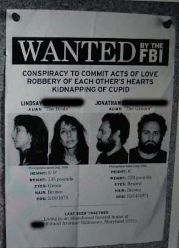 The "Wanted" poster.