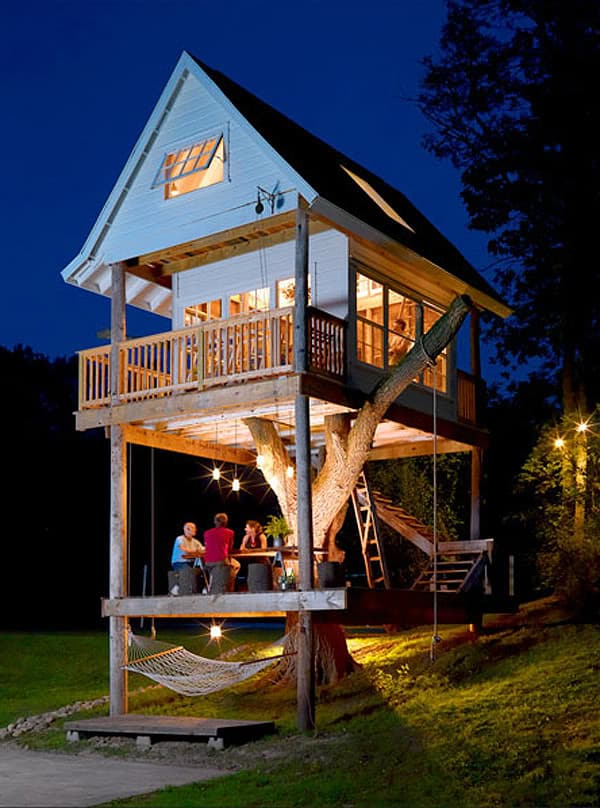 If you&#39;re doing a HUGE remodel, ask your contractor about tacking on a treehouse or guesthouse.