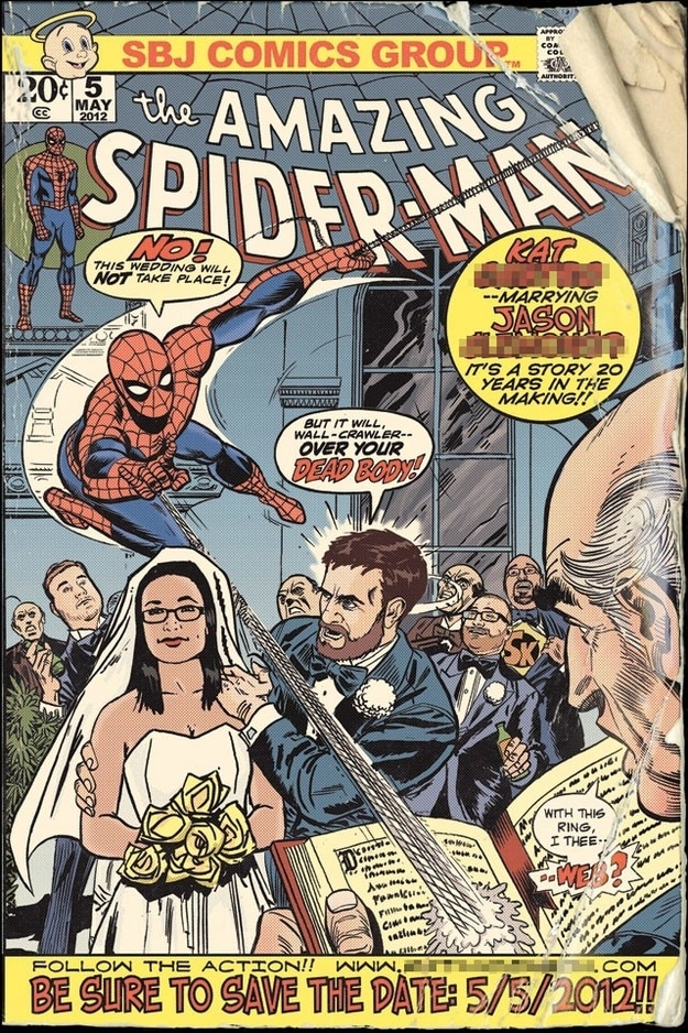The Amazing Spider-Man invite.