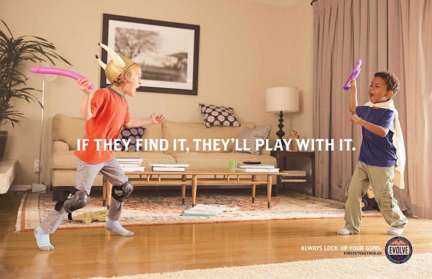 Funny Ad Campaign Uses Dildos And Condoms To Promote Gun Safety Designbump