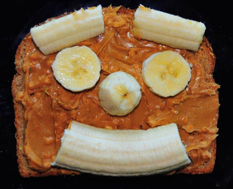 Peanut Butter and Banana Sandwiches