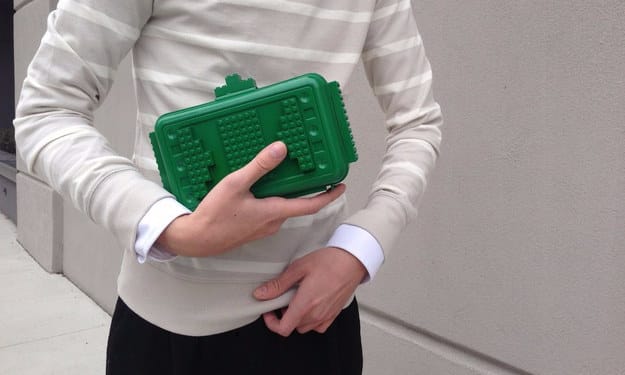 Complete your look by making your own Lego clutch.