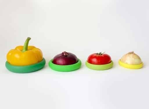 Not only do these silicone covers adorably hug your fruits and vegetables, but they keep them fresh and are infinitely reusable.